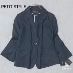 新品 タグ付き ジャケット ネイビー レディース シングル ボタン 美品 長袖