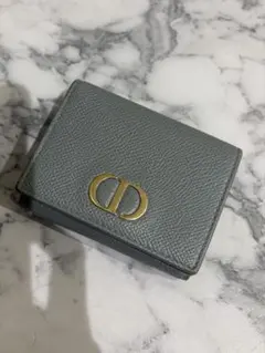 値下げしました！正規品dior 財布 くすみブルー☆