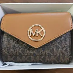 [新品] マイケル マイケル コース 財布 三つ折り グリーンウィッチ ブラウン