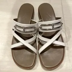 一度のみ着用 HERMES エルメス サンダル 36 ジュリア - メルカリ