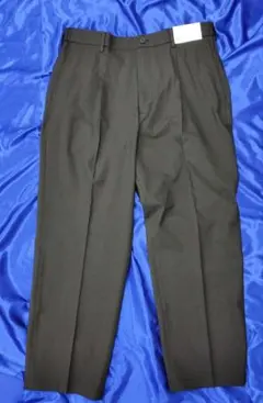 新品☆ユニクロ タックワイドパンツ ブラックXL 厚手