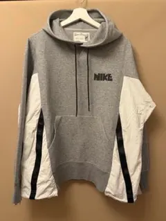 NIKE sacai Hoodie Grey Lのサムネイル