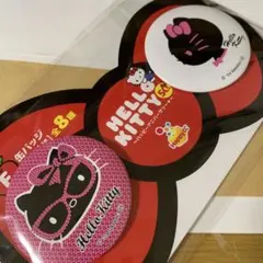 【新品未使用】Happyくじ　HELLO KITTY 50th F賞　缶バッジ③