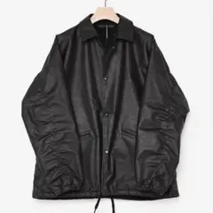 c*n様 明日まで出品 美品 25SS comoli ペーパーレザーコーチジャケ