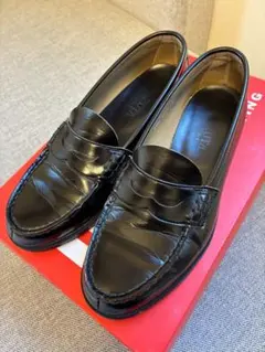 ハルタ　ローファー　黒　25.0EE