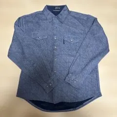 JUEGO ヘリンボーン 長袖シャツ Mサイズ