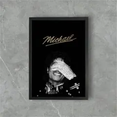 Michael Jackson マイケルジャクソン A4 アートフレーム額縁入り