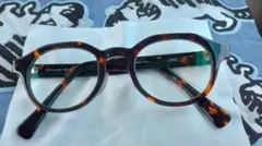 JINS べっ甲柄 　メガネ　度なし