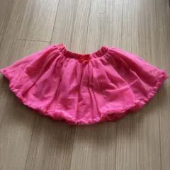 H&M フリルピンクスカート 裏地付き　100センチ