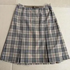 バーバリー プリーツ ミニスカート BURBERRY 通学服 制服 - メルカリ