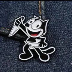 フィリックスザキャット　FELIX THE CAT　ピンバッジ　昭和　レトロ　猫