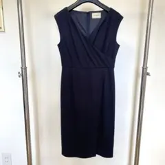 美品⭐︎ユナイテッドアローズ ネイビー 上品ノースリーブワンピース