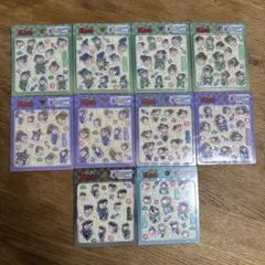 忍たま乱太郎 チェリジェムステッカー ボンボンドロップ ぷくぷく　10枚セット