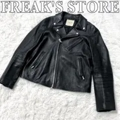 FREAK'S STORE　ダブルライダース　ラムレザー　Mサイズ　ブラック