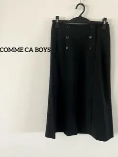 【COMME CA BOYS】タイトスカート　ブラック　S