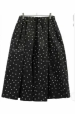 Mila Owen ミラオーウェン ドット タックボリュームフレアスカート