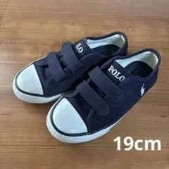 キッズ　靴　スニーカー　ネイビー　フォーマル　入学式　卒園式　19 ポロ