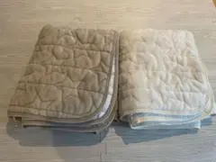 【フランネル】敷きパッド　puppapupo レギュラーサイズ　2枚