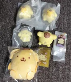 ポムポムプリン ガチャセット キャラパキ ぬいぐるみといっしょ サンリオ