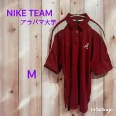 NIKE TEAM アラバマ大学 ポロシャツ M バーガンディ