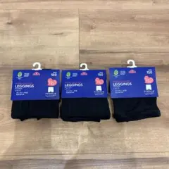 TOPVALU ブラックレギンス 150サイズ　マイクロミニ丈　サニタリー対応