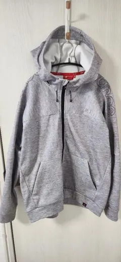 new balance golfグレー フード付きパーカー