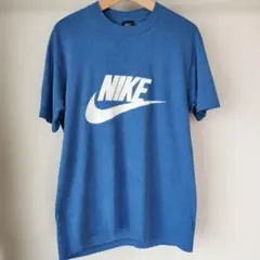 アメリカusa製80年代ビンテージ紺タグNIKETシャツ swooshLサイズ