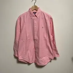 RALPH LAUREN ラルフローレン シャツ　長袖　古着　ピンク　11