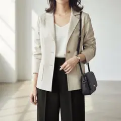 G6922*BALLSEY ボールジィ☆テーラードジャケット☆グレー☆38