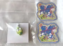 サンリオキャラクターズダブルチャームグミ シールクッキー3 けろけろけろっぴ