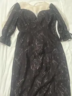 ANDRESDラウンドカットドレス