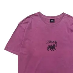 OLD STUSSY フェードカラー　プリントTシャツ　Lサイズ　00s