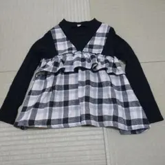 フリル付き長袖カットソー 110cm