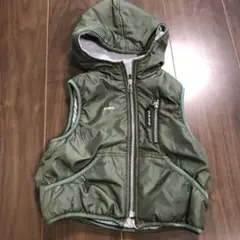 ダウンベスト　90サイズ pappのサムネイル