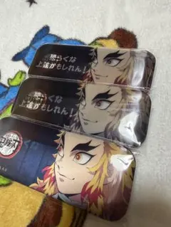 早め発送・匿名配送】鬼滅の刃 ダイニング 煉獄杏寿郎 チェキ 缶バッジ