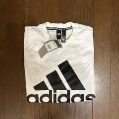adidas ホワイト ロングスリーブ Tシャツ M