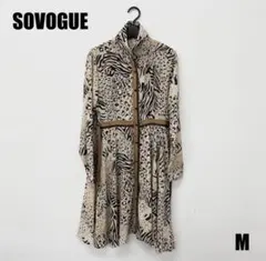 SOVOGUE ひざ丈ワンピース Mサイズ 女性