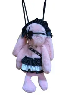 リュック ロリータ ウサギ ぬいぐるみ ぴんく