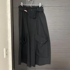 y's 黒のカーゴキュロットのサムネイル