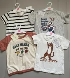 ベビー服 半袖Tシャツ 90サイズ 4枚セットのサムネイル