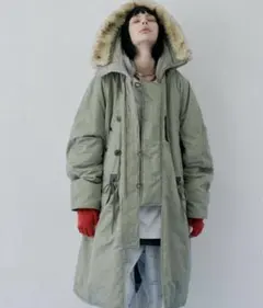 美品】etsinta マルチウェイオーバーモッズコート ベスト付 ユニ