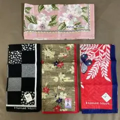 HANAE MORI ハンカチ 3枚とノーブランドのハンカチ1枚のセット