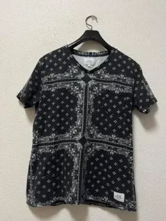 クライミー　ペイズリー半袖Tシャツ　/L　ブラック　ポケT　ルード　CRIMIEのサムネイル