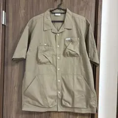Columbia 半袖シャツ ベージュ L