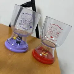 非売品⭐︎アンパンマン フィギュア付きグラス 2個セット