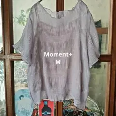 moment+ プリーツ加工 ドルマンスリーブとインナー　Mのサムネイル
