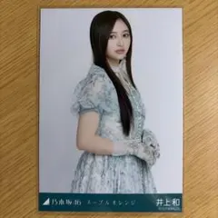 乃木坂46 井上和 生写真 ネーブルオレンジ