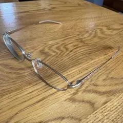 Dior メガネ　フレーム チタン　ゴールド　ディオール　vintage