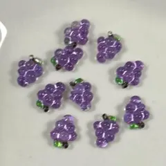 極小　フルーツ　ネイルパーツ　葡萄　10粒セット