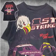 極上】90s usa製X-PRESS NASCAR Tシャツ L 黒フェード - メルカリ
